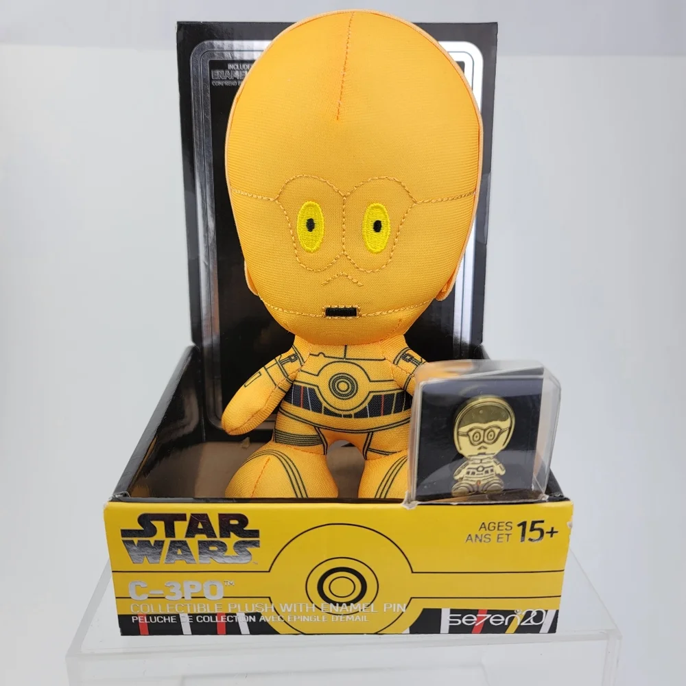 Star Wars C-3PO and Sith Trooper Collectible  Plus With Enamel Pin - Picture 13 of 13